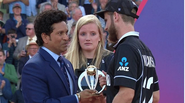 Sachin Tendulkar reveals what he said to Kane Williamson after New Zealand's loss in final of 2019 Cricket World Cup