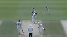 WATCH: Mark Cosgrove helmets the ball to first slip during Durham vs Leicestershire Division Two match