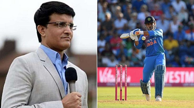 Sourav Ganguly passes huge statement on MS Dhoni's omission from T20I squad vs South Africa