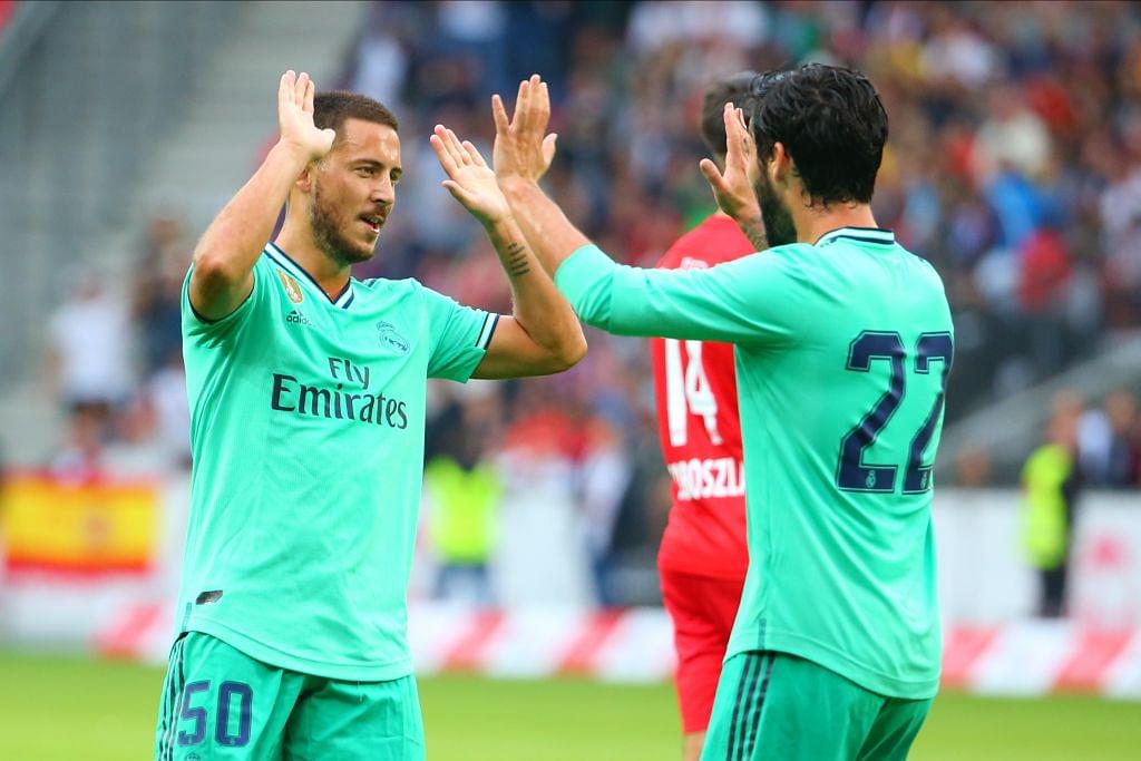 Eden Hazard Goal Vs Salzburg: Watch Real Madrid new signing open the deadlock in a friendly