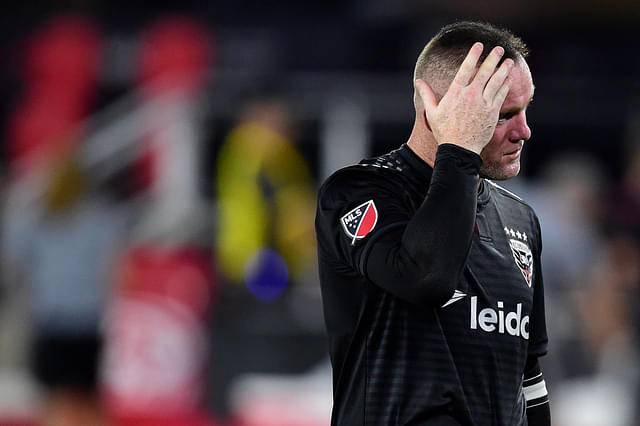 Wayne Rooney unleashes abusive rant on assistant referee after being subbed off