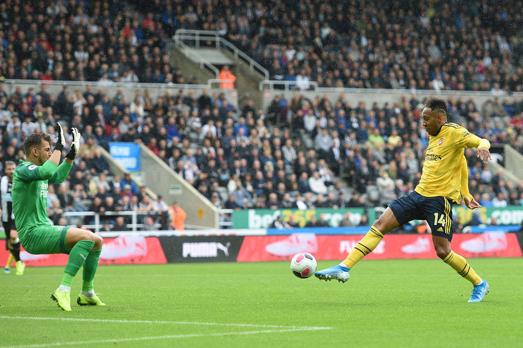 Pierre Emrick Aubameyang goal Vs Newcastle: Watch Arsenal star scoring first goal of the Gunners in Premier League 2019/20