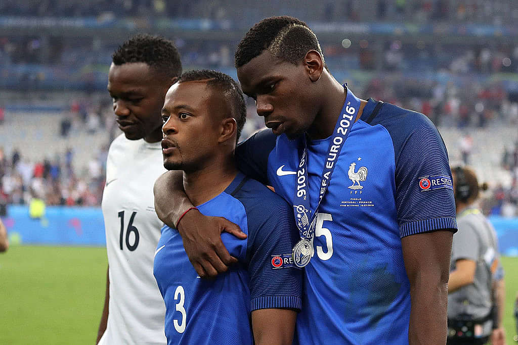 Patrice Evra claims Paul Pogba doesn't receive love at Manchester United