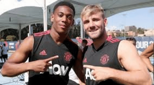 Who will replace Anthony Martial and Luke Shaw in the Manchester United line-up against Southampton?