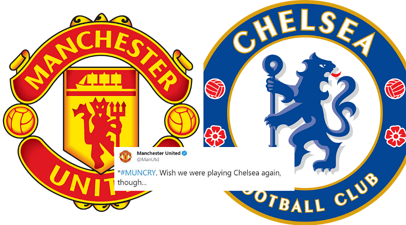Manchester United takes brutal dig at Chelsea on Twitter