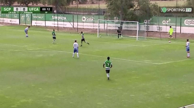 Watch: Sporting U17 score a goal in 13 seconds without touching the ball once!