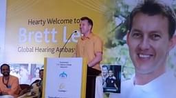 WATCH: Brett Lee chants 'Sachin Sachin' during an event in Kerala