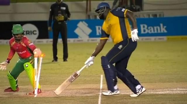 Rahkeem Cornwall run-out vs Amazon Warriors: Watch Zouks' all-rounder gets run-out despite reaching the crease