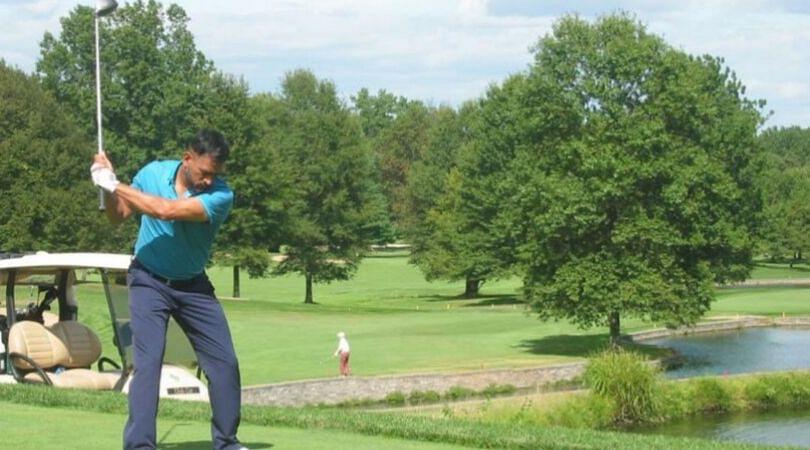 MS Dhoni plays maiden golf tournament in America; secures second position