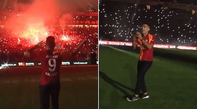 More than 40,000 Galatasaray fans turn up for unveiling of Radamel Falcao
