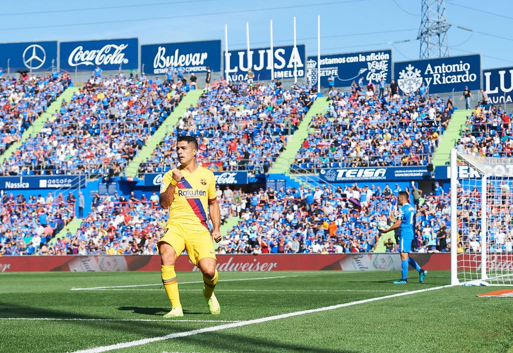 Luis Suarez goal Vs Getafe: Watch Marc Andre Ter Stegen giving a wonder assist to Suarez