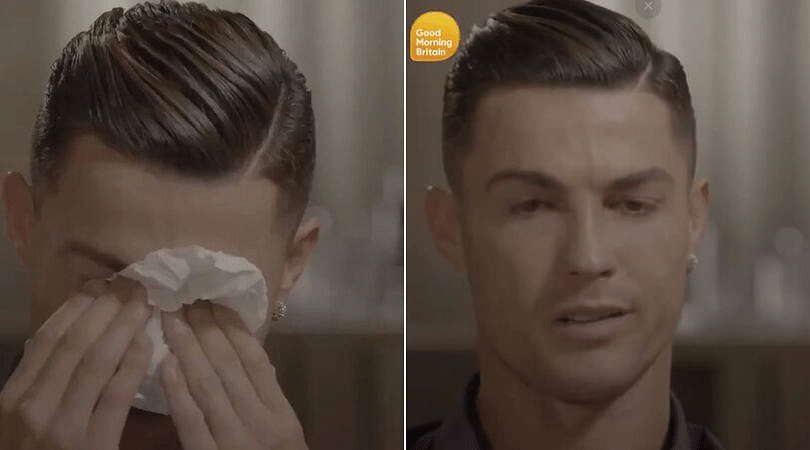 Cristiano Ronaldo breaks down in tears after watching unseen footage of his late father