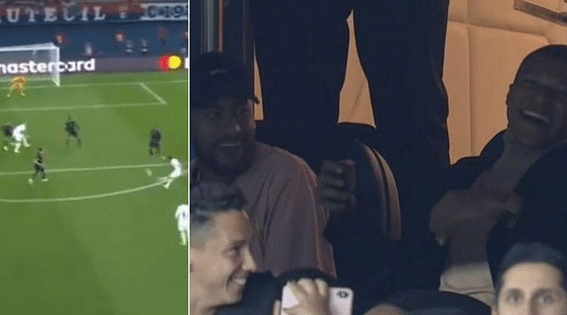 PSG vs Real Madrid: Neymar and Mbappe have laughter riot after Di Maria's second goal against RM