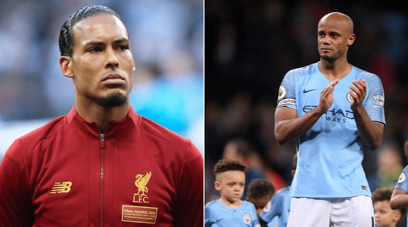 Virgil Van Dijk: Vincent Kompany declares Liverpool defender as best centre-back in Premier League's history