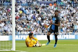 Emmanuel Dennis goal Vs Real Madrid: Watch Thibaut Courtois make a blunder against Brugge