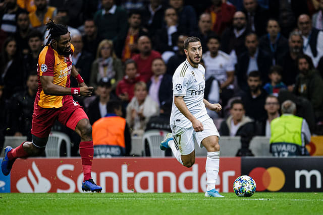 Eden Hazard embarrassingly manages to miss an open goal for Real Madrid vs Galatasaray