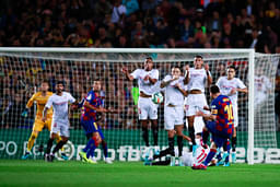 Lionel Messi Freekick: Barcelona Skipper scores an extraordinary free-kick during 4-0 Sevilla rout