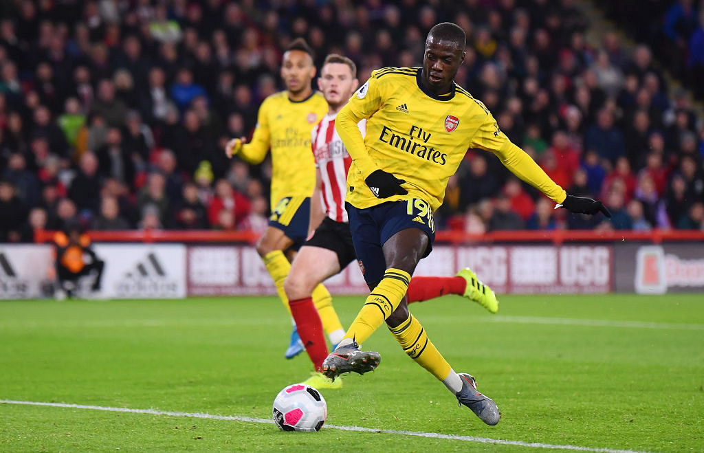 Nicolas Pepe misses absolute stunner against Sheffield United in ...