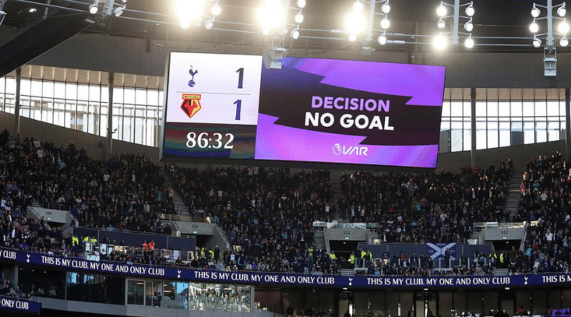 Tottenham vs Watford VAR controversy Spurs stadium shows ‘no goal’ after Dele Alli late equaliser