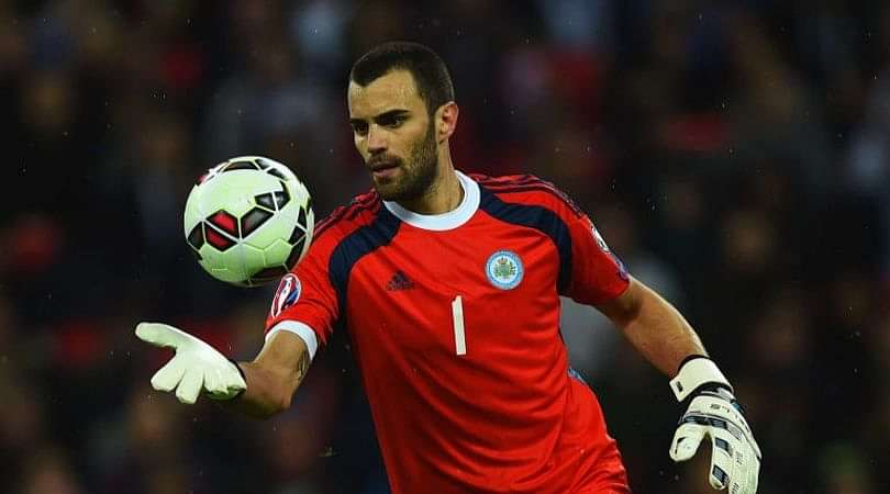 San Marino goalkeeper picks up ball outside his box results in conceding a goal through free-kick