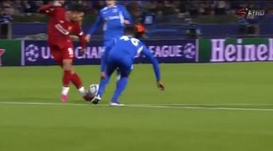 Roberto Firmino almost makes assist of the season against Genk in Champions League