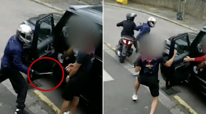Arsenal News New footage of attack on Mesut Ozil and Saed Kolasinac shows the robbers didn’t hesitate to draw a weapon
