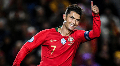 Cristiano Ronaldo turns back the clock to score an absolute stunner vs Lithuania in the Euro 2020 qualifier