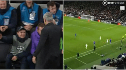 Jose Mourinho thanks ball boy as he helps Tottenham launch a comeback vs Olympiacos