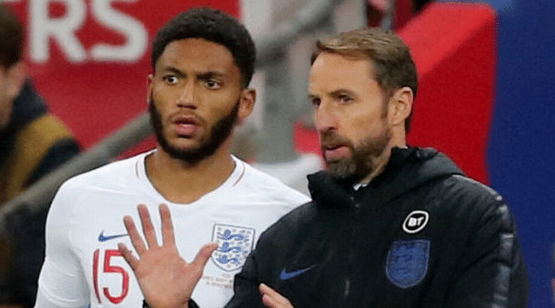 Raheem Sterling claps for Joe Gomez as fans bizarrely boo him while he came on against Montenegro