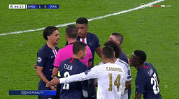Real Madrid vs PSG VAR Controversy Thibaut Courtois sent off with a red card only for VAR to give Los Blancos a free kick