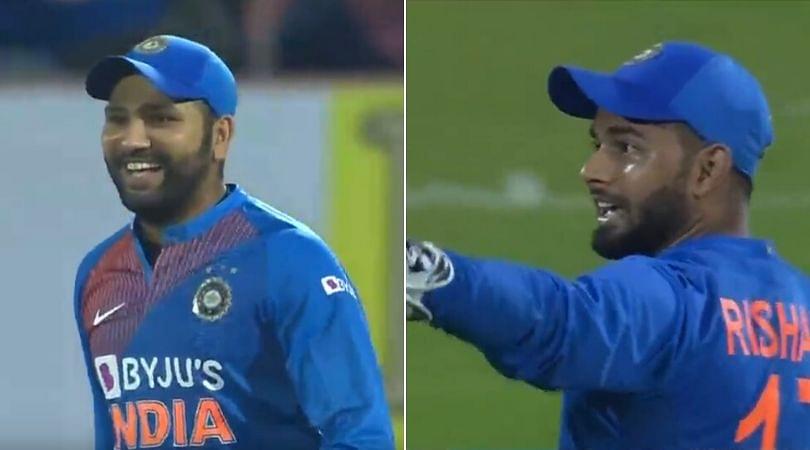 WATCH: Rohit Sharma throws hilariously to Rishabh Pant after committing error on previous delivery
