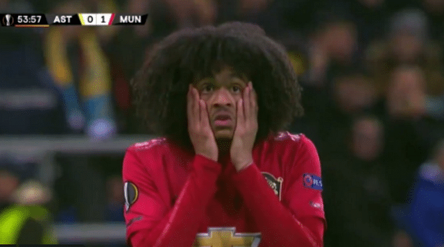 Tahith Chong missed a shocking open goal seconds before Astana equaliser