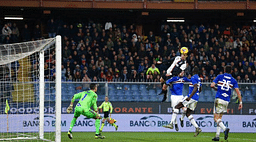 Cristiano Ronaldo puts Juventus in the lead with a devastating leaping header vs Sampdoria
