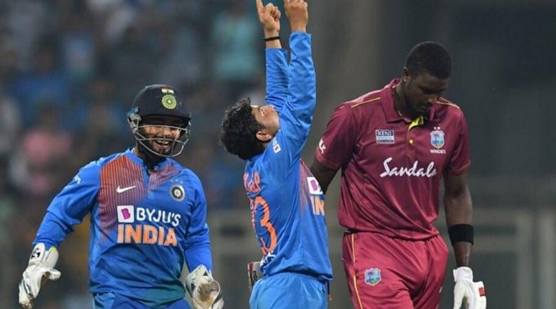 WATCH: Kuldeep Yadav registers second ODI hat-trick vs West Indies in Visakhapatnam