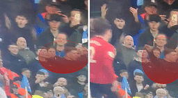 Man City fan disgustingly mocks Munich air disaster during the Manchester derby
