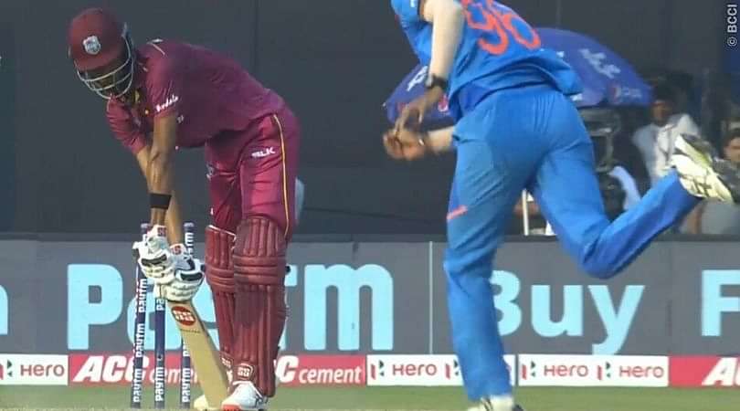 WATCH: Navdeep Saini bowls pinpoint yorker to dismiss Roston Chase in Cuttack