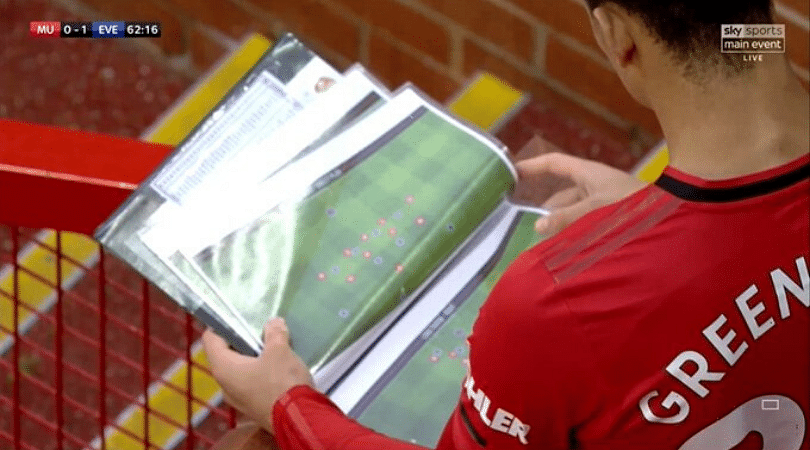 Sky Sports Cameras revealed Manchester United’s tactics on Live TV during Man Utd vs Everton