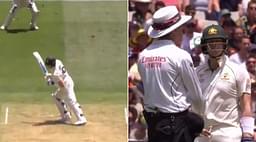 WATCH: Steve Smith argues with umpire after being denied of leg bye at MCG