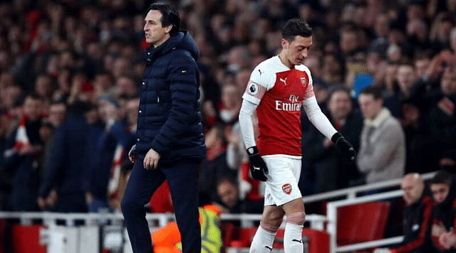 Unai Emery explains why he sidelined Mesut Ozil during his stay at Arsenal