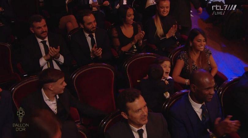WATCH: Thiago and Matteo's reaction after Lionel Messi wins 6th Ballon d'or