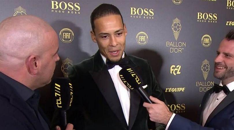 Virgil Van Dijk shows class while giving interview after Lionel Messi's Ballon D'or win
