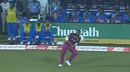 Watch: Kieron Pollard's bizarre catch drop saves Shivam Dube from losing wicket