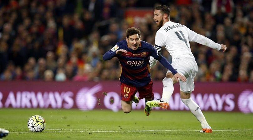 Video compilation of Sergio Ramos trying to end Lionel Messi's career surfaces