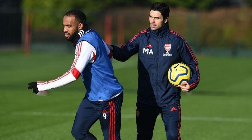 Mikel Arteta Instructs Alexandre Lacazette To Not Do Flicks In Arsenal Training The Sportsrush