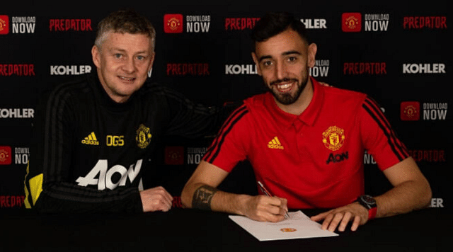 Bruno Fernandes announcement video Twitter reacts to Manchester United’s brilliant video for their latest recruit