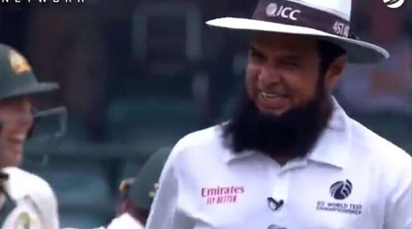 WATCH: Aleem Dar amusingly sprints across to reach his end amidst roar from crowd at SCG