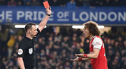 David Luiz Red Card Vs Chelsea