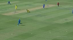 WATCH: Aaron Finch and Steve Smith involved in devastating mix-up; Finch expresses anger after getting out