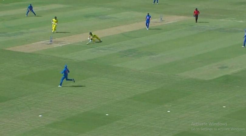 WATCH: Aaron Finch and Steve Smith involved in devastating mix-up; Finch expresses anger after getting out