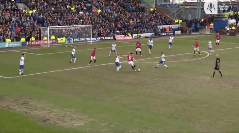 Harry Maguire goal vs Tranmere Man Utd captain scores a screamer from outside the box